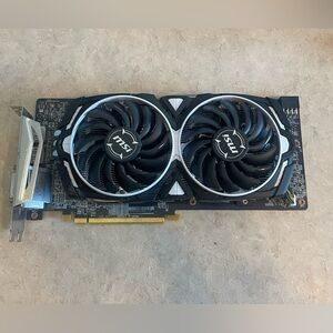 MSI Radeon RX 580 Armor 4G OC 4GB GDDR5 Graphics Card